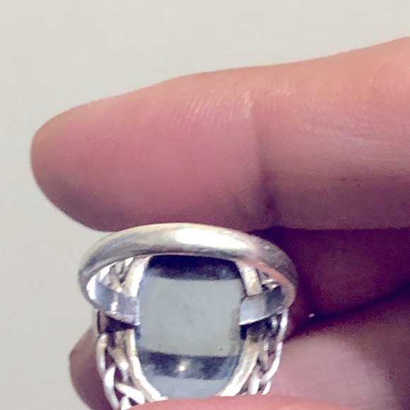 Sterling Silver Hematite Ring - Picture 5 of 7